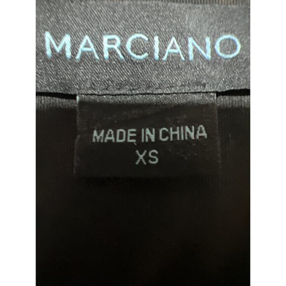 Marciano Womens Sequined Evening Cocktail Party Black 2 Piece Skirt Set Size XS - Picture 16 of 16